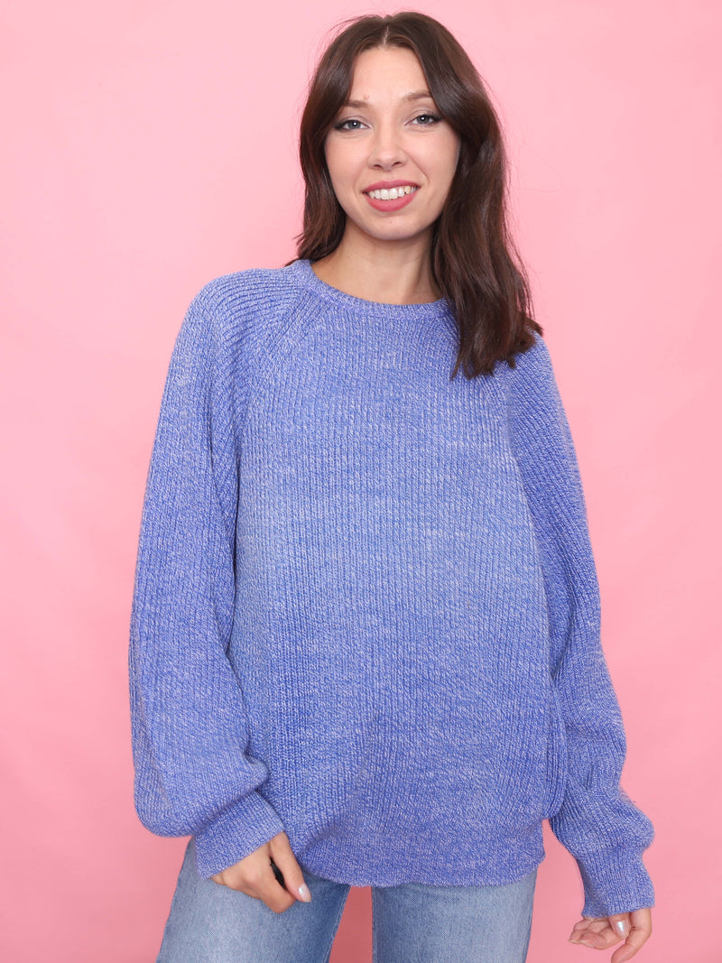 Vintage Blue Knit Jumper