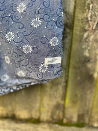 Scotch & Soda Print Shirt | Floral Pattern Short Sleeve Blue
