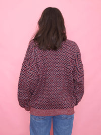 Vintage Pattern Knit Jumper
