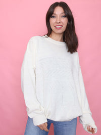 Vintage Cream Knit Jumper