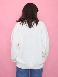 Vintage Cream Knit Jumper