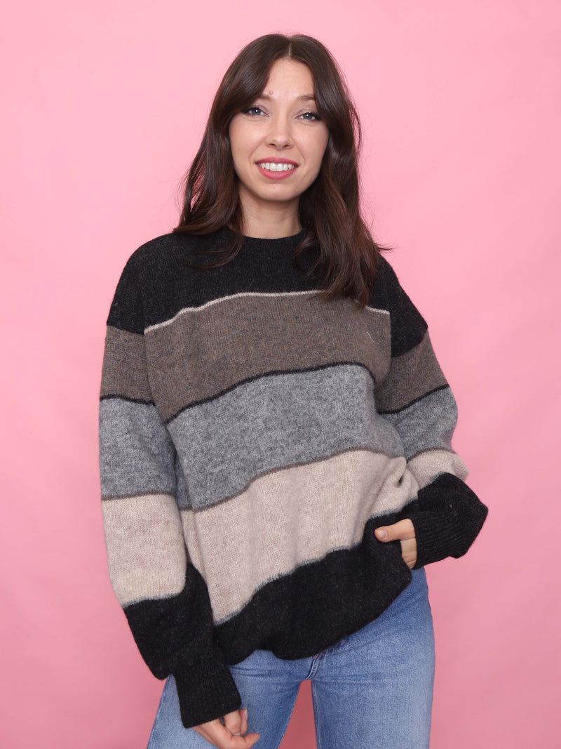 Vintage Wool Striped Jumper