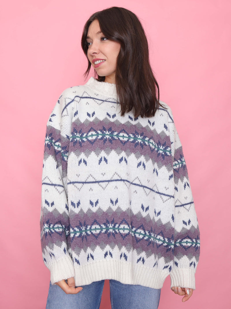 Vintage Fair Isle Knit Jumper
