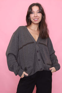 Vintage Button Up Knit Cardigan